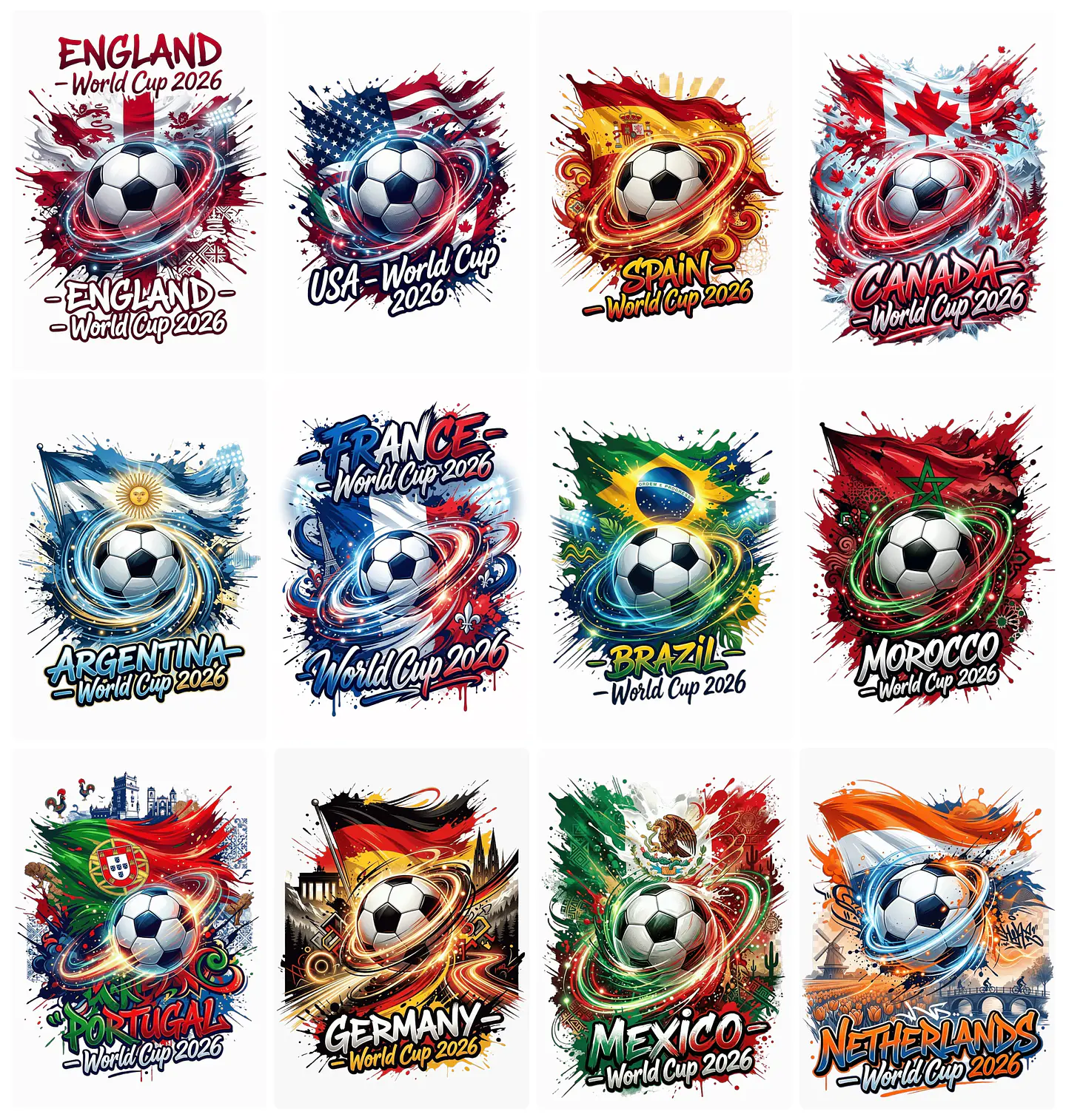 Kit digital Copa Times Seleções Png World Cup 2026  Sem Fundo – Arquivos para Sublimação e Personalizados 4