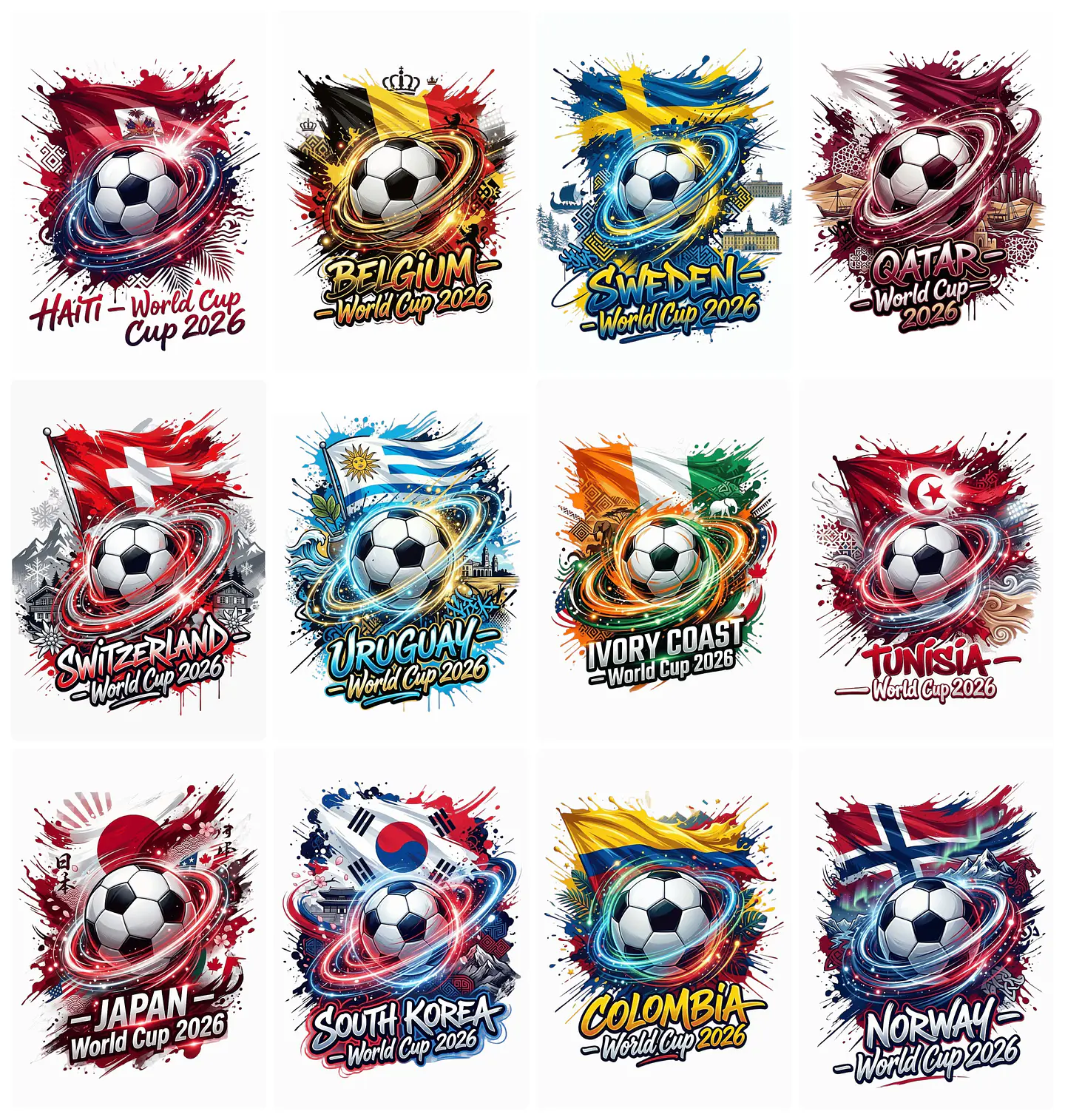 Kit digital Copa Times Seleções Png World Cup 2026  Sem Fundo – Arquivos para Sublimação e Personalizados 5