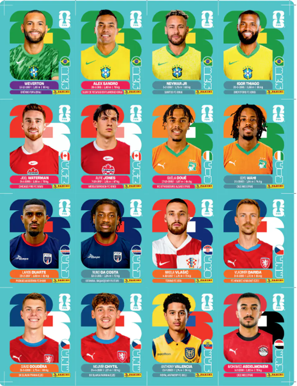 Kit Atualização Copa 2026 PDF para Imprimir | Novas Figurinhas da Copa do Mundo 2026 2
