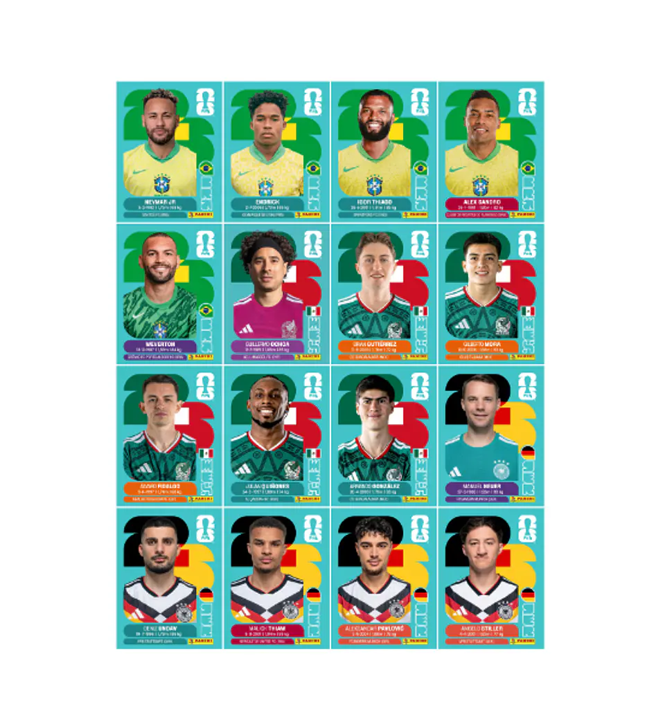 Kit Atualização Copa 2026 PDF para Imprimir | Novas Figurinhas da Copa do Mundo 2026 7