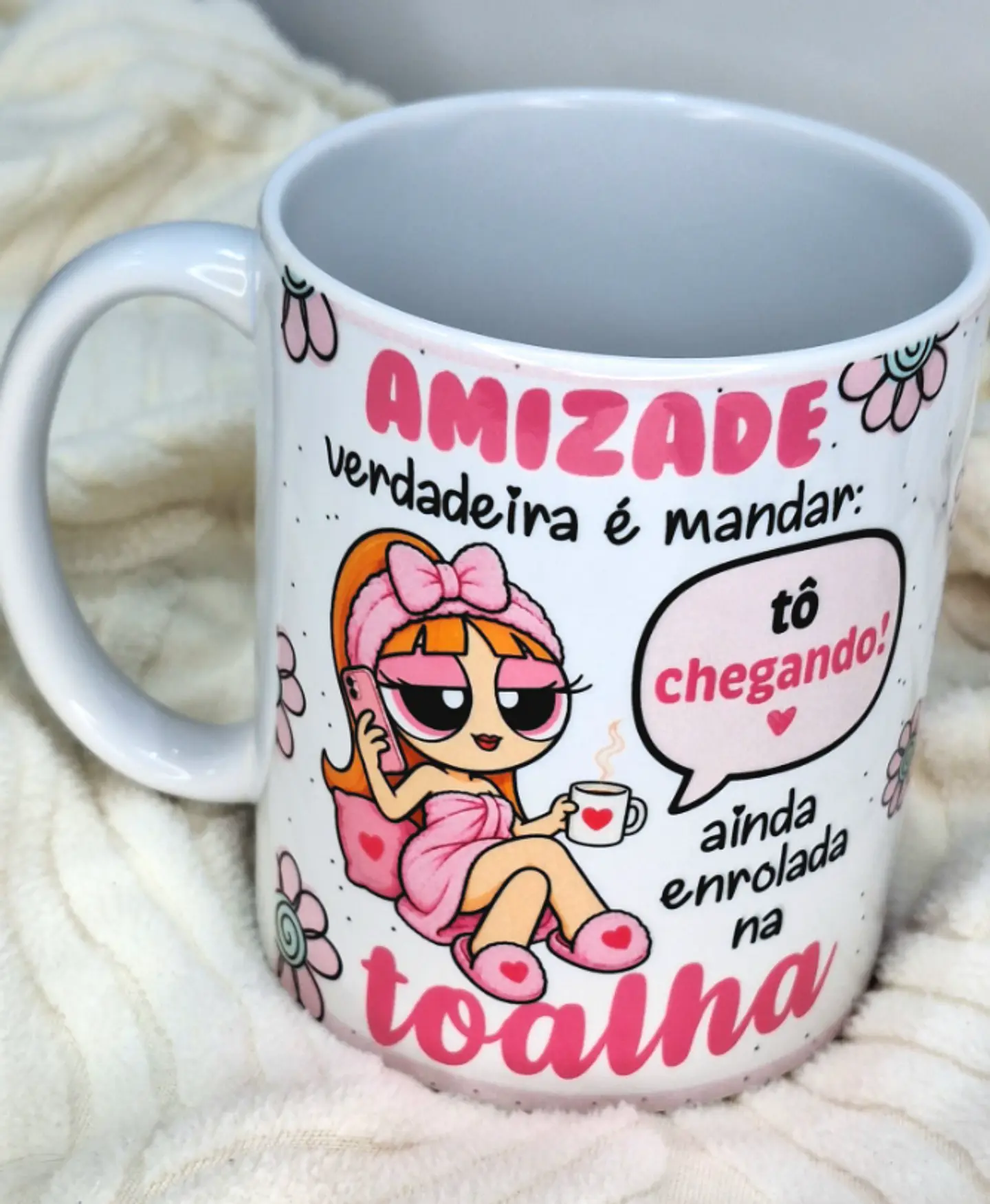 3 Artes para Caneca Amizade Verdadeira Meninas Super Poderosas Arquivo em Png 2
