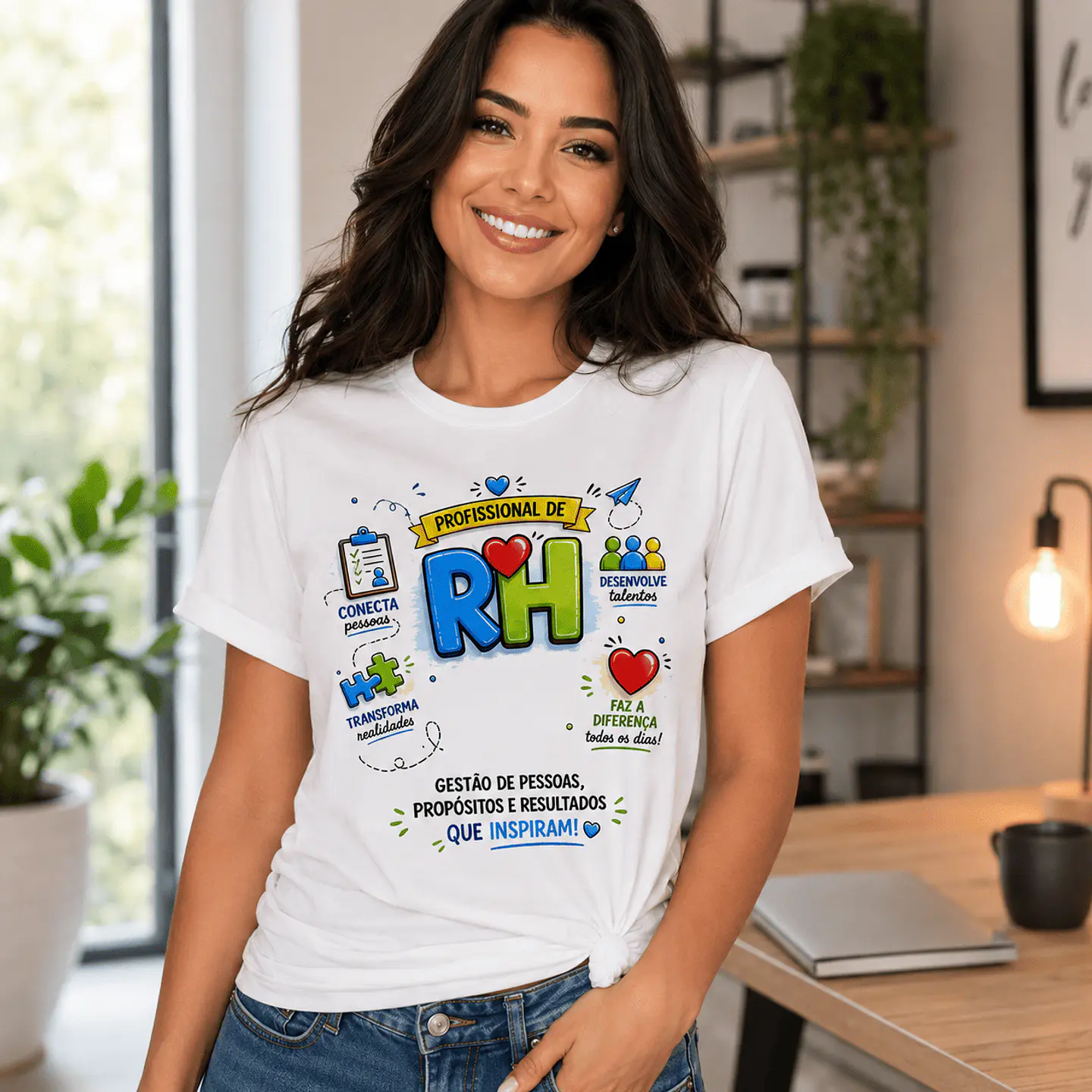 6 Artes para Caneca, Camisa Capa Profissional de Recursos Humanos Arquivo em Png  3
