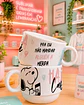 8 Artes para Caneca e Xicará Haja Café SNOOPY Arquivo em Jpg - Thumbnail 1