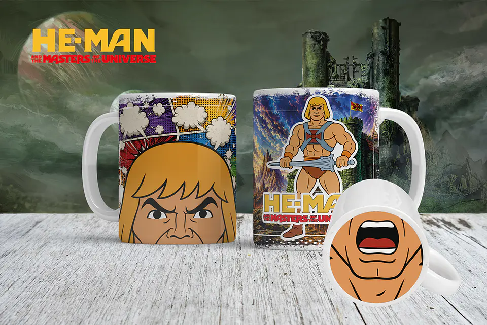 9 Artes para Caneca Heman Bocão Arquivo em Png 1