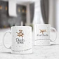 10 Artes para Caneca Padrinhos Ursinhos Minimalista Arquivo Editável  - Thumbnail 8