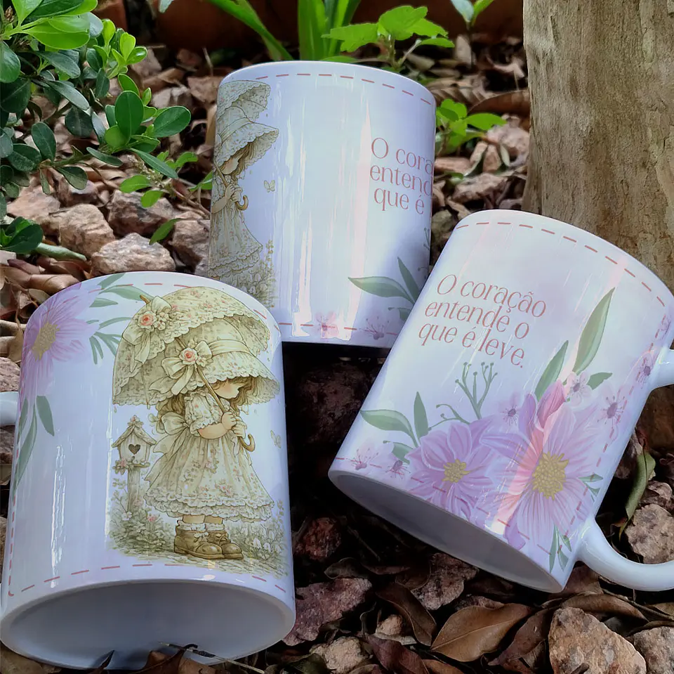 12 Artes para Caneca Papel De Cartas Vintage Arquivo em Jpg  1