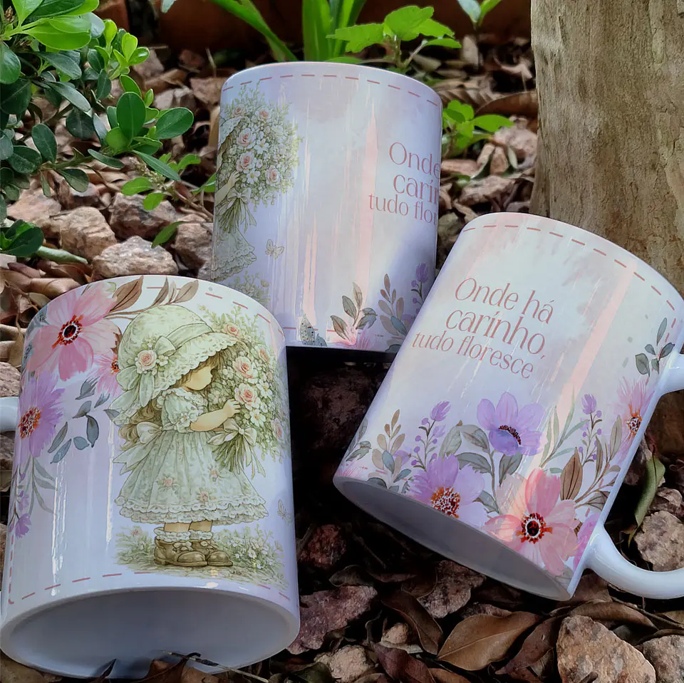 12 Artes para Caneca Papel De Cartas Vintage Arquivo em Jpg  6