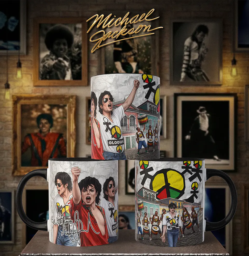 13 Artes para Caneca Michael Forever Arquivo em Jpg  1
