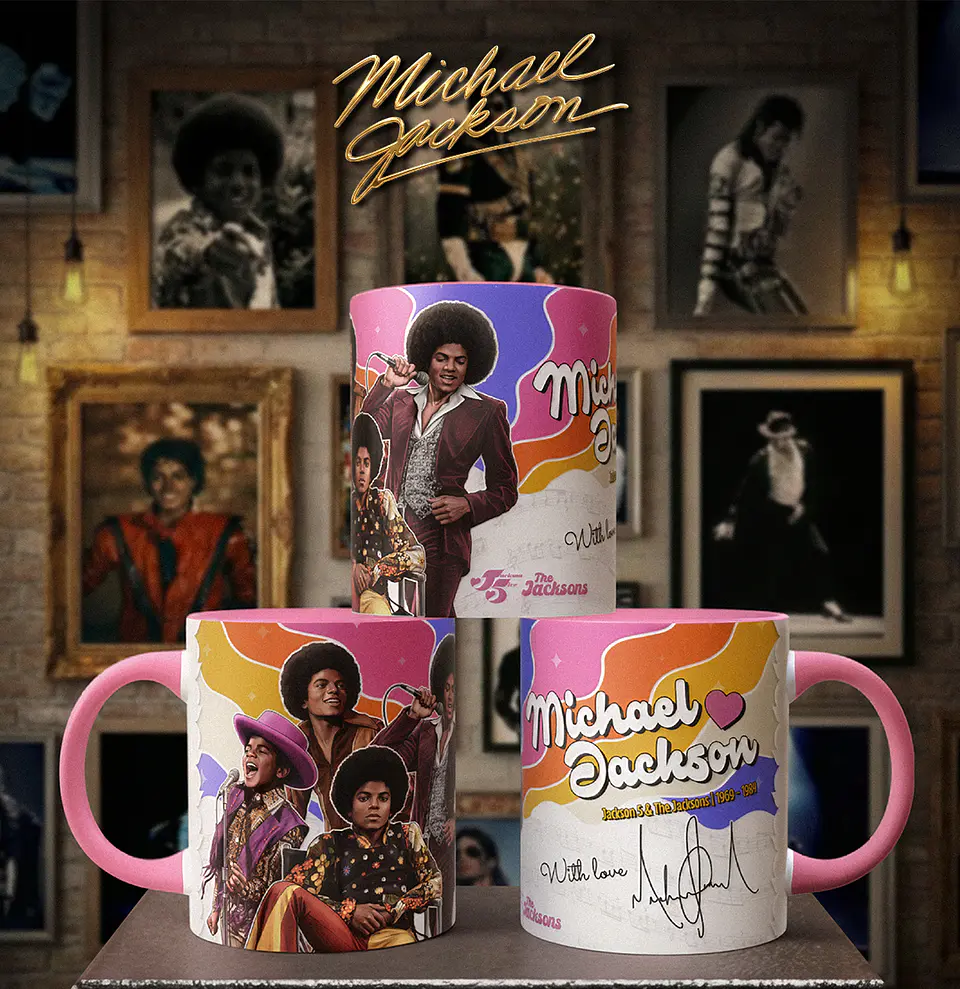 13 Artes para Caneca Michael Forever Arquivo em Jpg  4