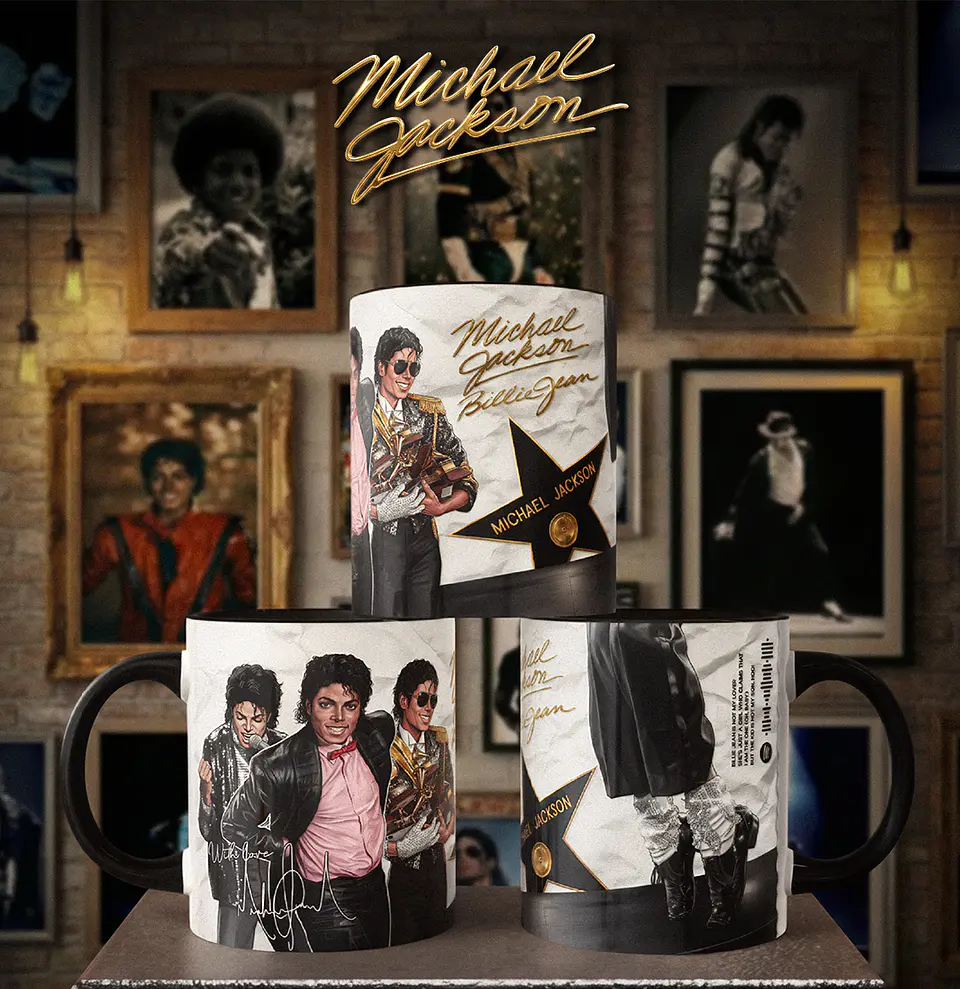 13 Artes para Caneca Michael Forever Arquivo em Jpg  7