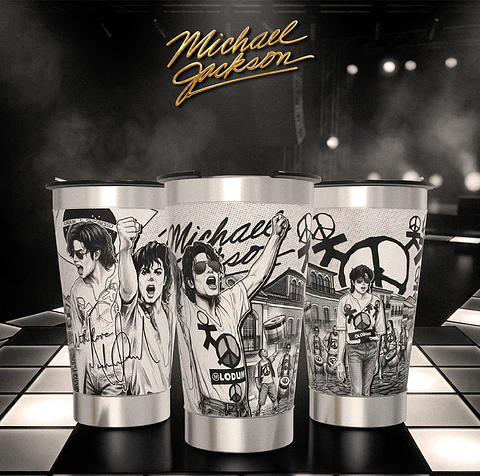 13 Artes para Caneca Michael Forever Laser Arquivo em Jpg 