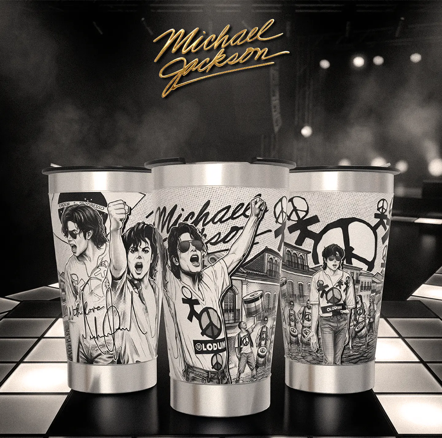 13 Artes para Caneca Michael Forever Laser Arquivo em Jpg  1