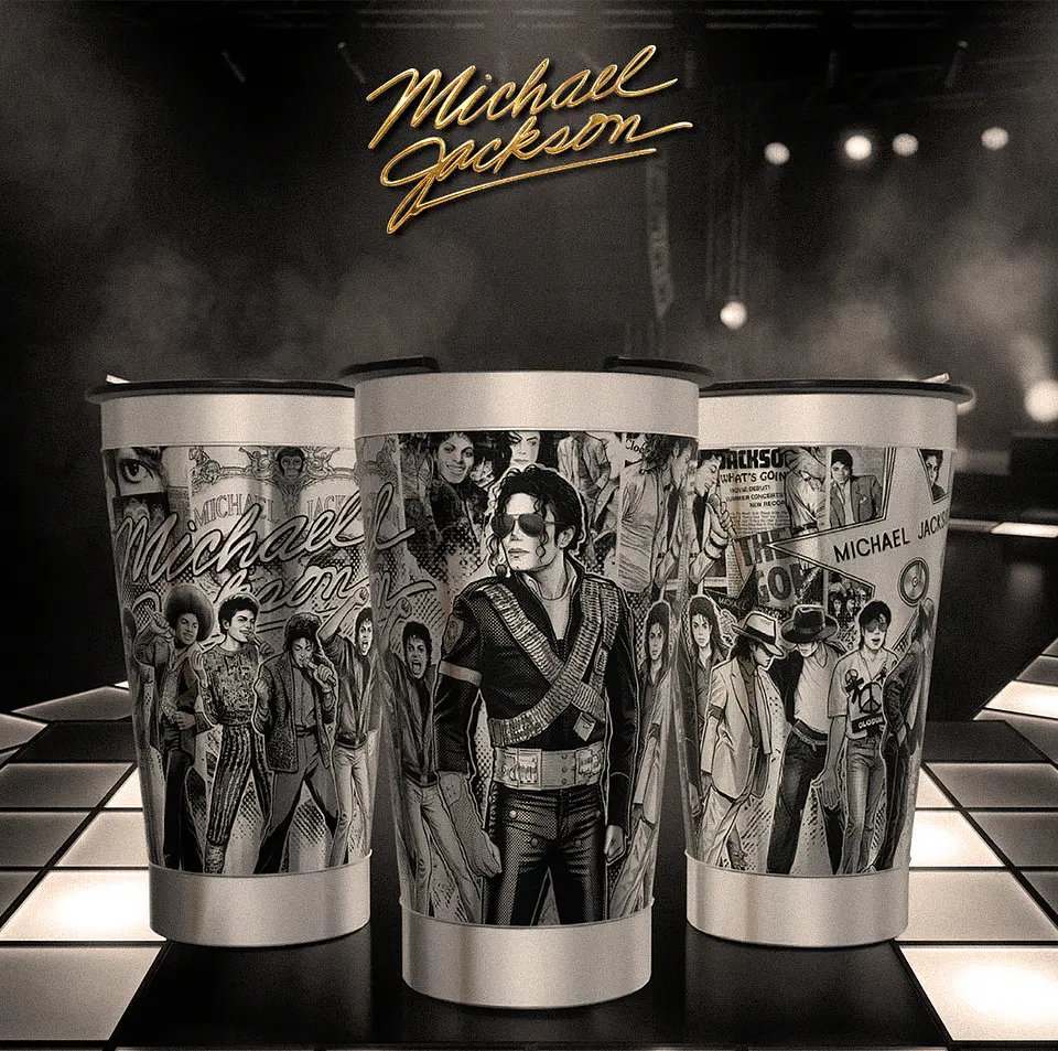 13 Artes para Caneca Michael Forever Laser Arquivo em Jpg  2