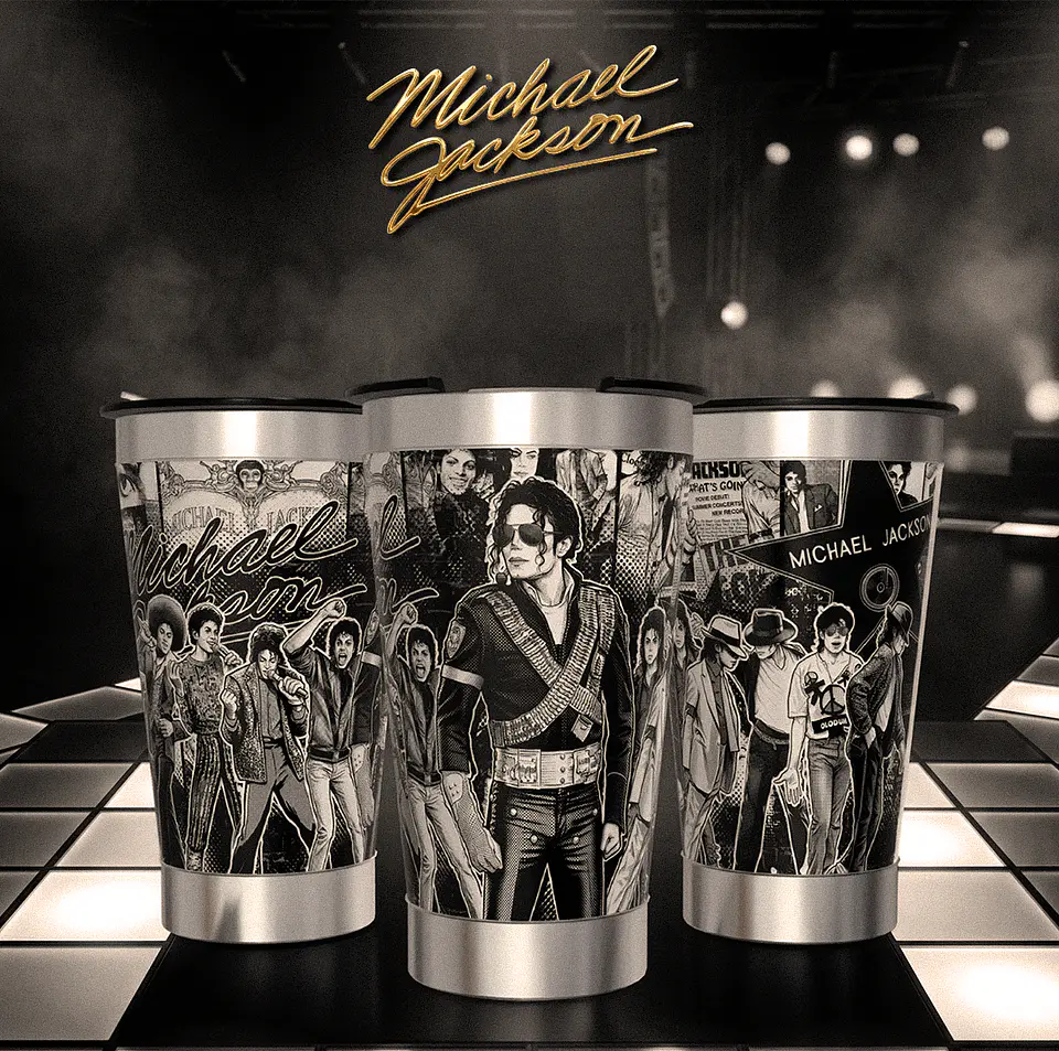 13 Artes para Caneca Michael Forever Laser Arquivo em Jpg  3