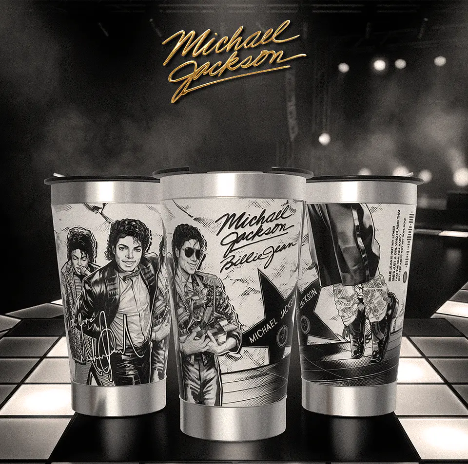 13 Artes para Caneca Michael Forever Laser Arquivo em Jpg  7