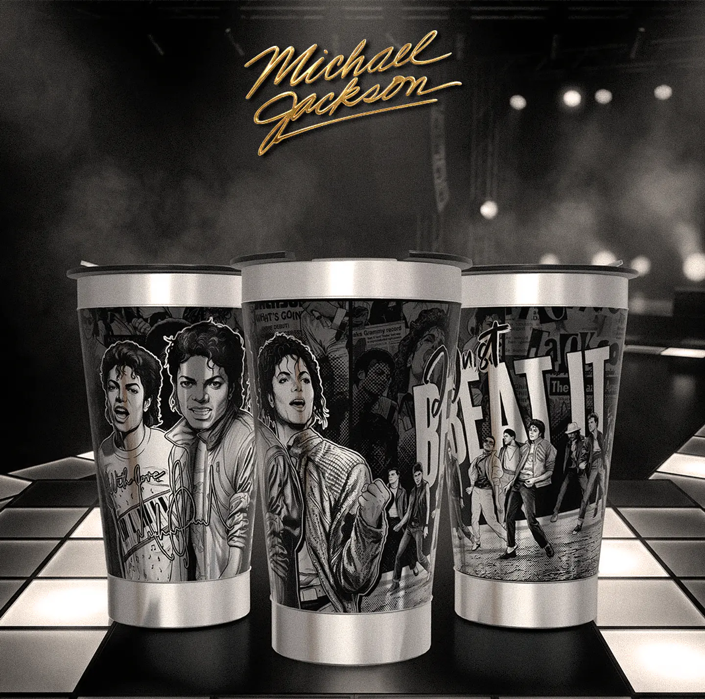 13 Artes para Caneca Michael Forever Laser Arquivo em Jpg  8