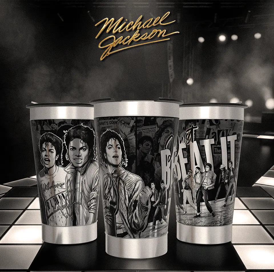 13 Artes para Caneca Michael Forever Laser Arquivo em Jpg  8
