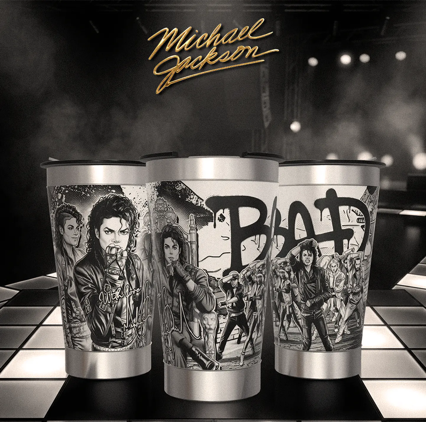 13 Artes para Caneca Michael Forever Laser Arquivo em Jpg  10
