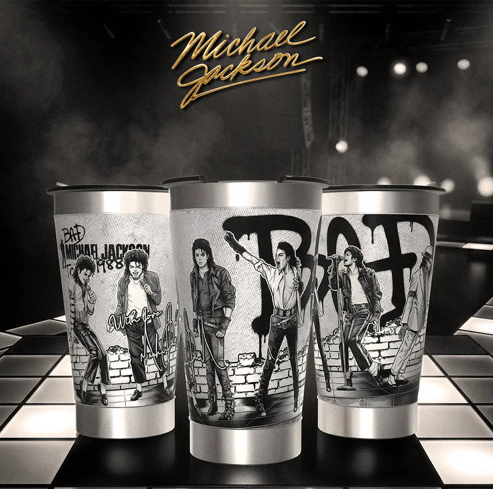 13 Artes para Caneca Michael Forever Laser Arquivo em Jpg  11