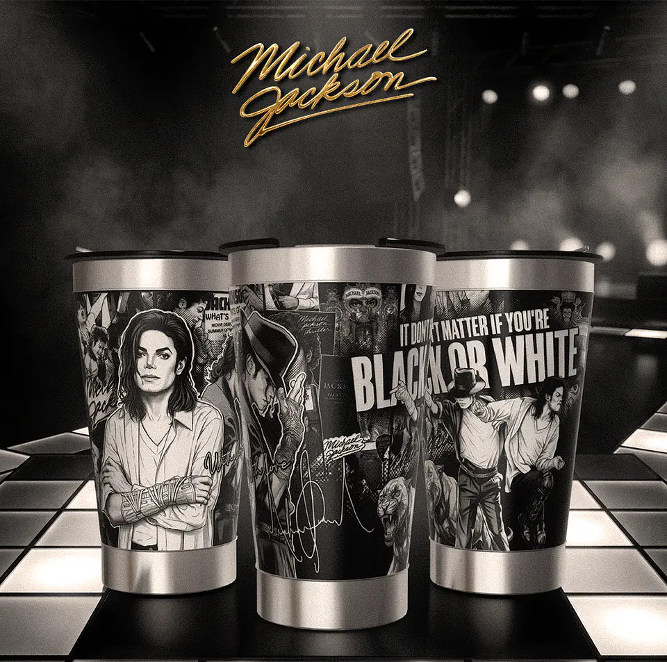 13 Artes para Caneca Michael Forever Laser Arquivo em Jpg  13