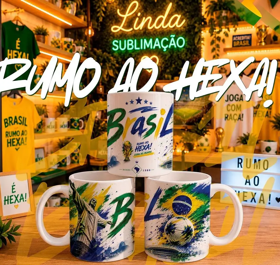 17 Artes para Caneca Copa do Mundo 2026 Arquivo em Jpg  1