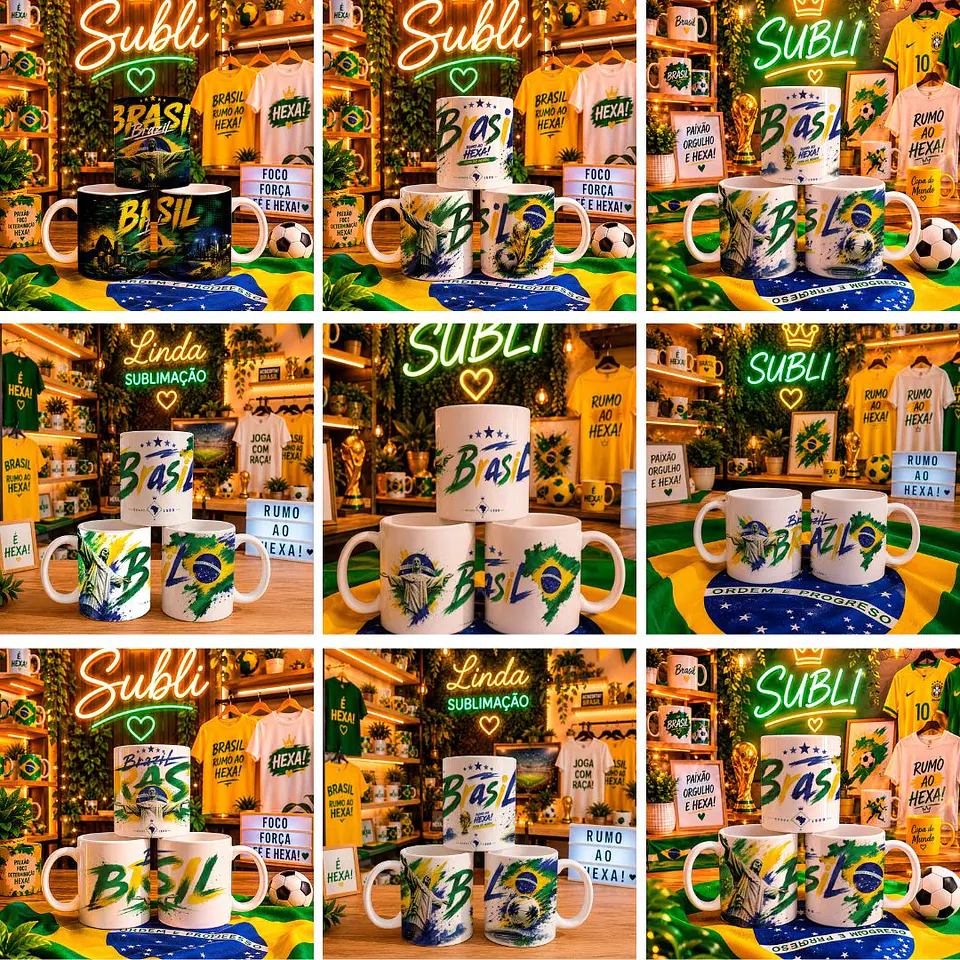 17 Artes para Caneca Copa do Mundo 2026 Arquivo em Jpg  3