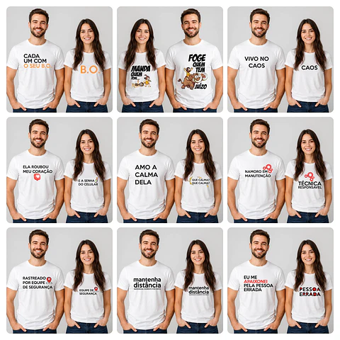 22 Artes para Camisa Namorados Divertidos Arquivos em Png 
