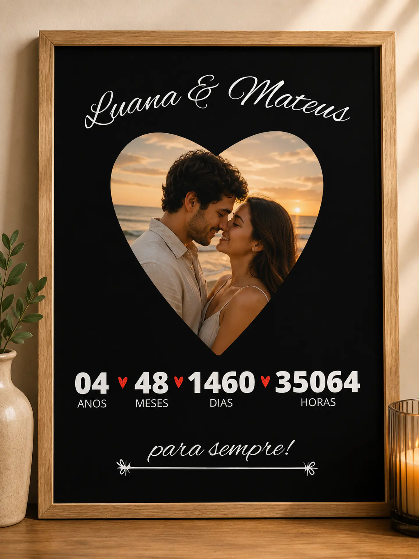 70 Artes para Quadro Casal Dia dos Namorados Arquivo Editável 2