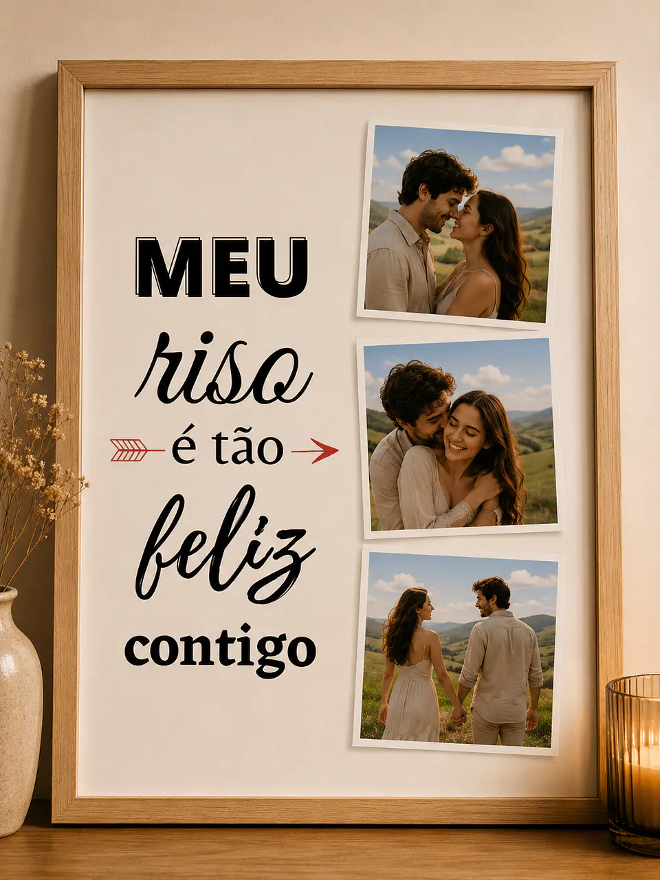 70 Artes para Quadro Casal Dia dos Namorados Arquivo Editável 4