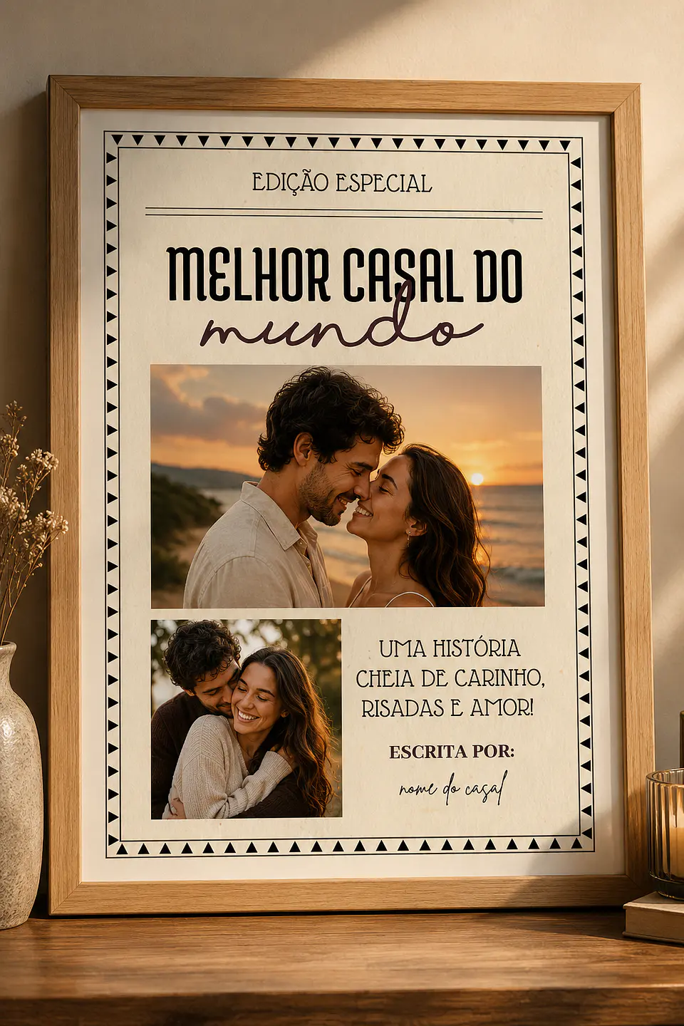 70 Artes para Quadro Casal Dia dos Namorados Arquivo Editável 5