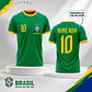 Arte para Camiseta Brasil 2026 Arquivo Editável - Thumbnail 2