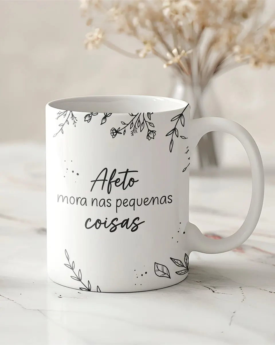 5 Artes para Canecas Frases Minimalistas Arquivo Editável 2