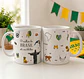7 Artes para Caneca Brasil Copa do Mundo Arquivo Editável  - Thumbnail 1