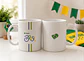 7 Artes para Caneca Brasil Copa do Mundo Arquivo Editável  - Thumbnail 4