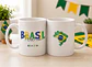 7 Artes para Caneca Brasil Copa do Mundo Arquivo Editável  - Thumbnail 5