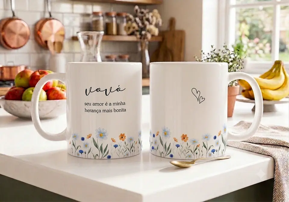 17 Artes para Caneca Dia dos Avós Arquivo Editável 2