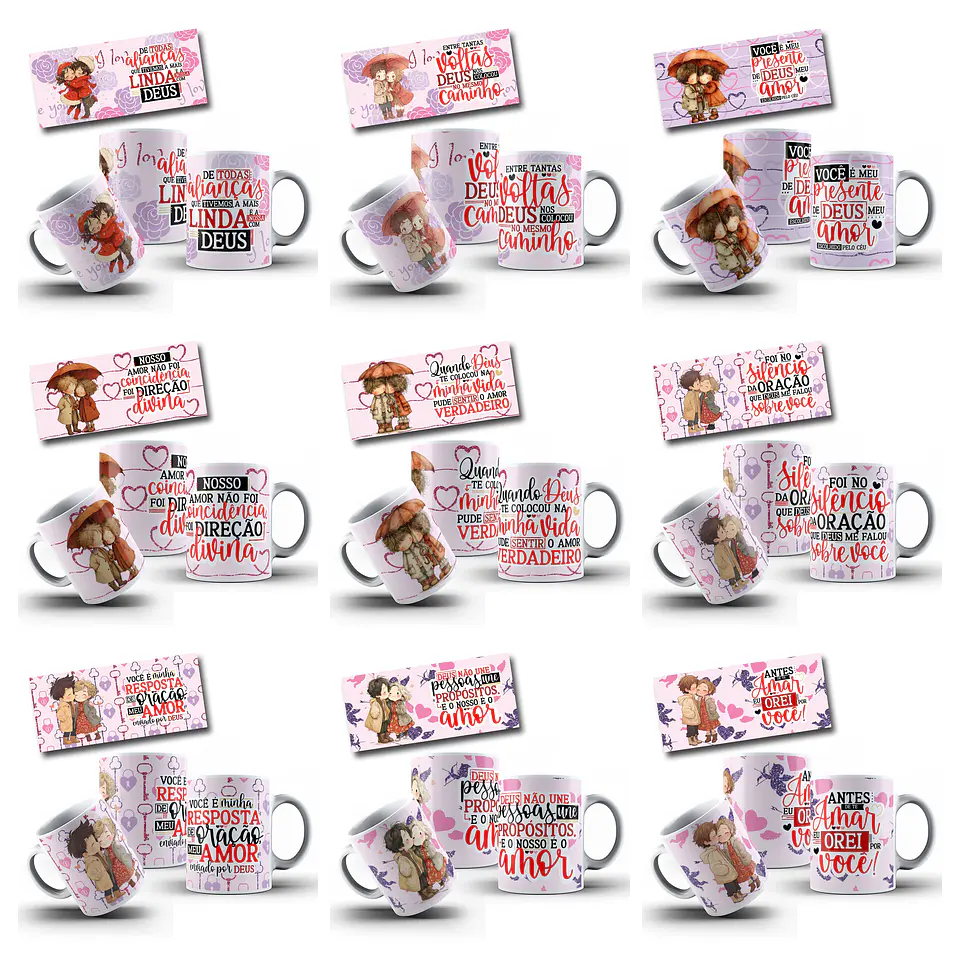 25 Artes para Caneca Dia dos Namorados Arquivo em Png  7