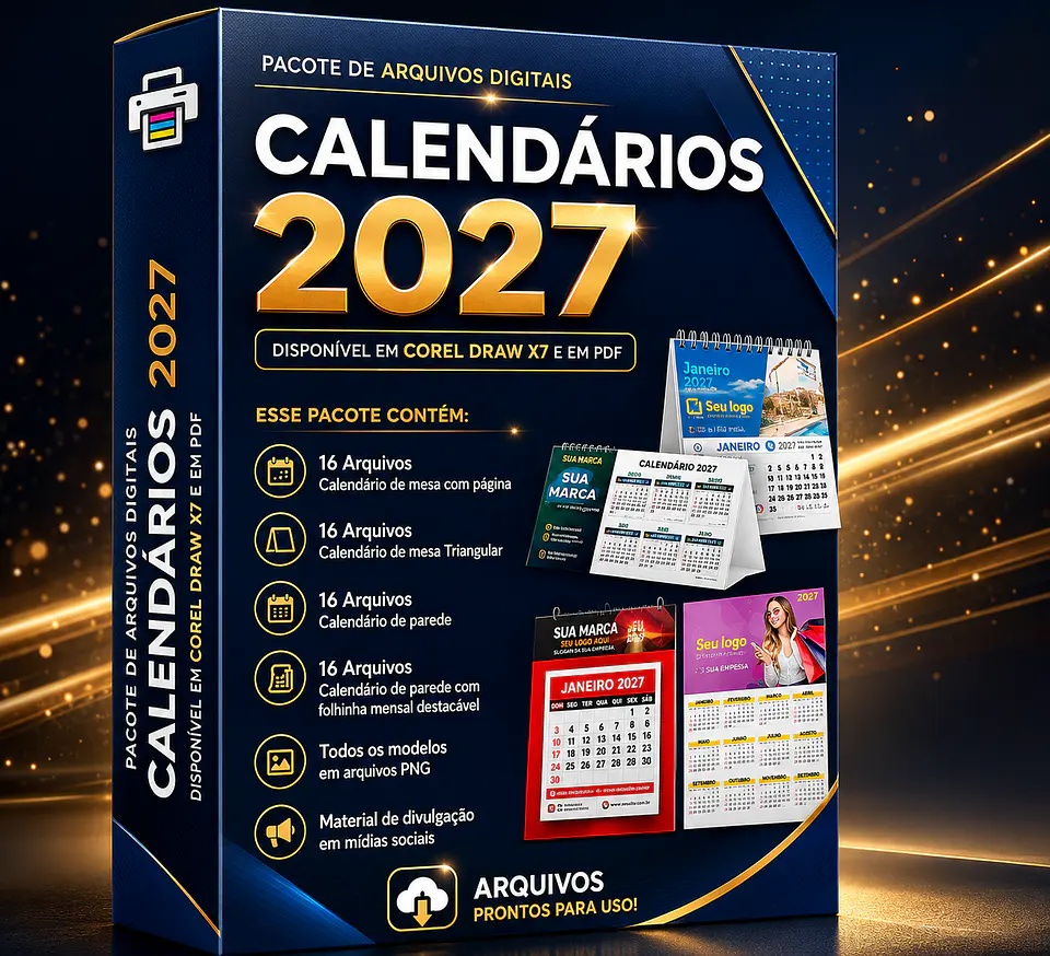 Arquivo Calendários 2027 Arquivo Editável  1
