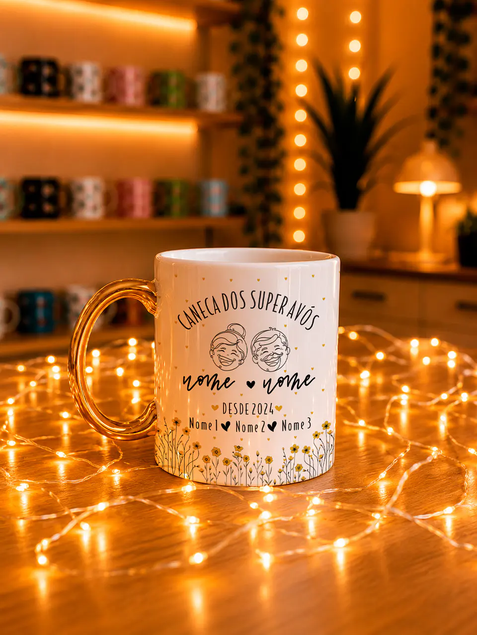 7 Artes para Caneca Dia dos Avós Arquivo Editável  4