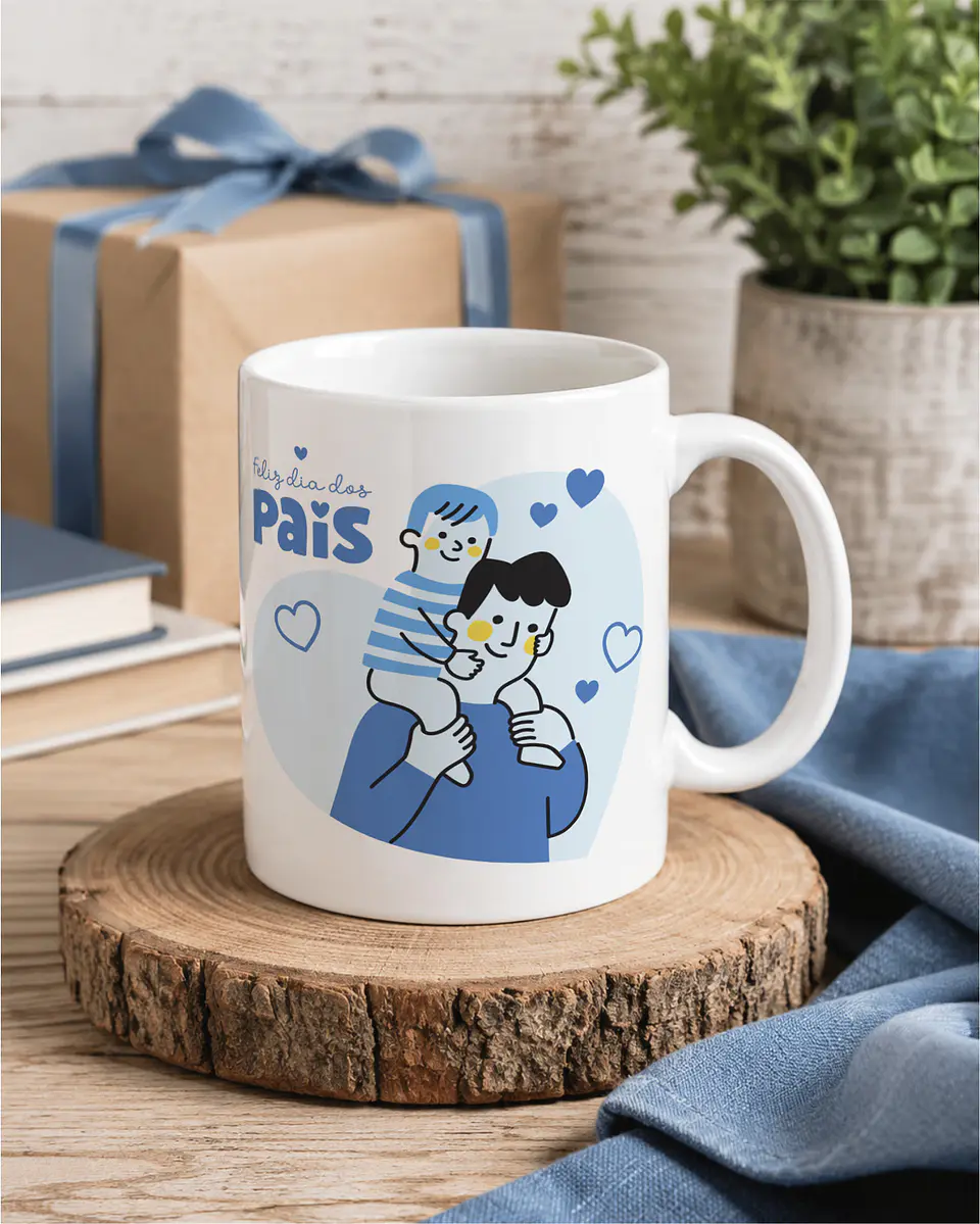 15 Artes para Caneca Dia dos Pais Arquivo Editável 5