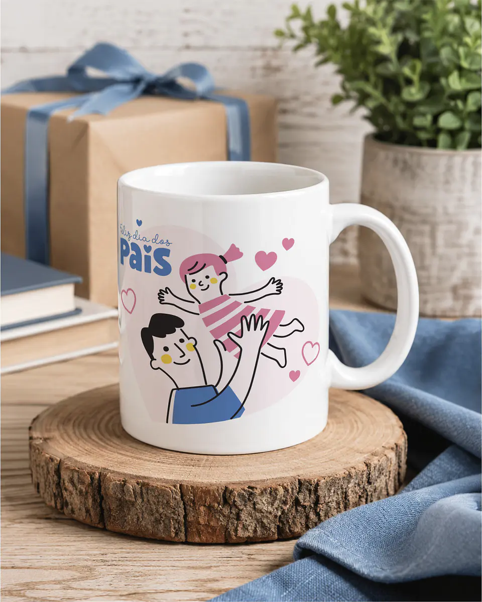 15 Artes para Caneca Dia dos Pais Arquivo Editável 6