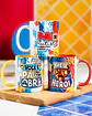 15 Artes para Caneca Meu Pai meu Herói Dia dos Pais Arquivo em Png  - Thumbnail 1