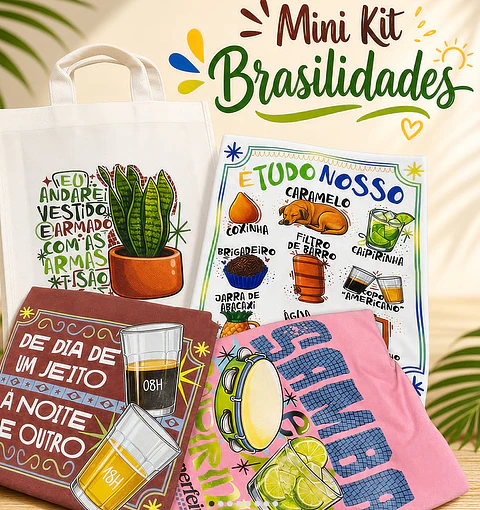 Mini Kit Brasilidade Arquivo em Png