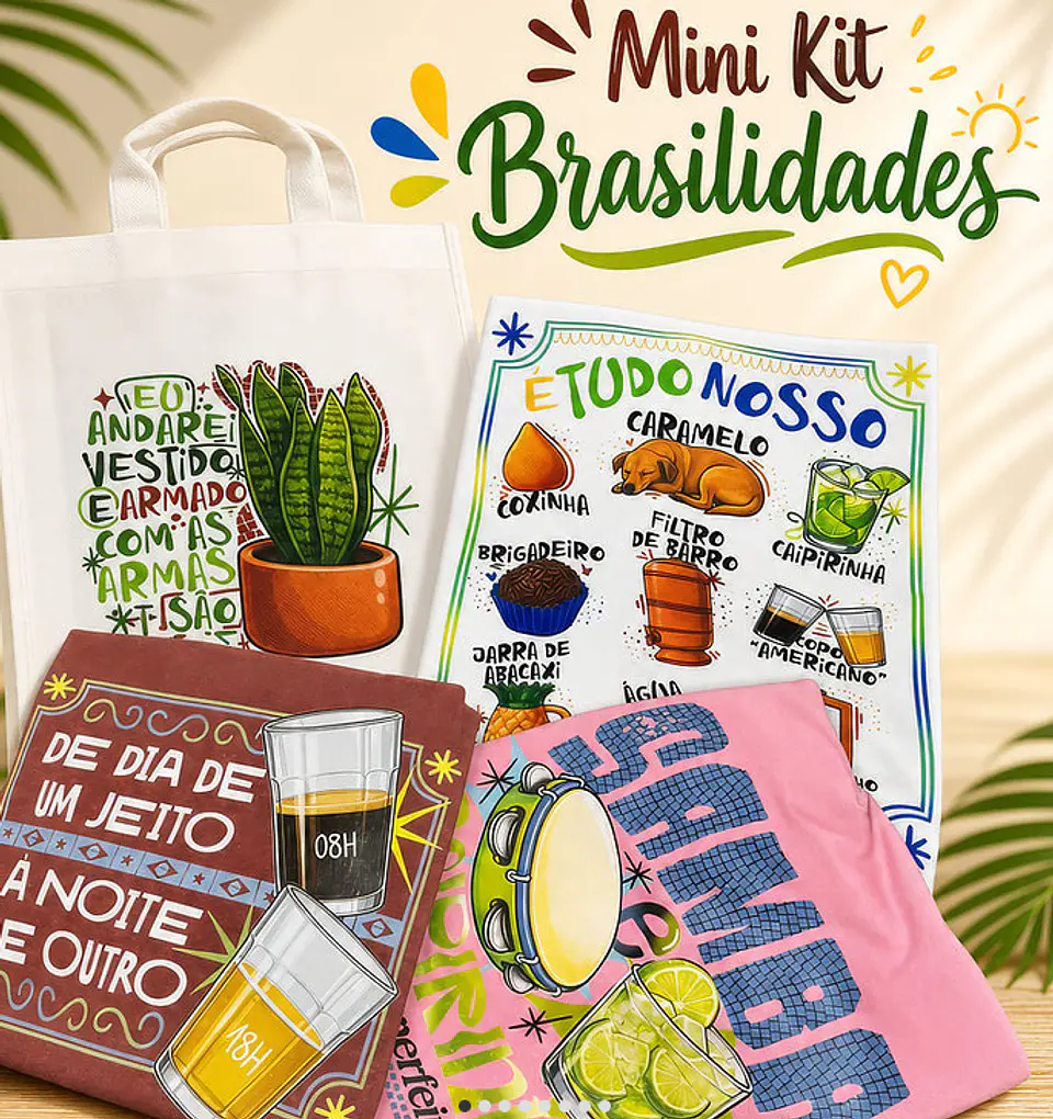 Mini Kit Brasilidade Arquivo em Png 1