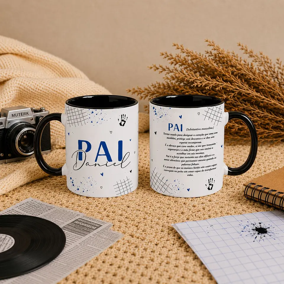 6 Artes para Caneca Dia dos Pais Arquivo Editável  5