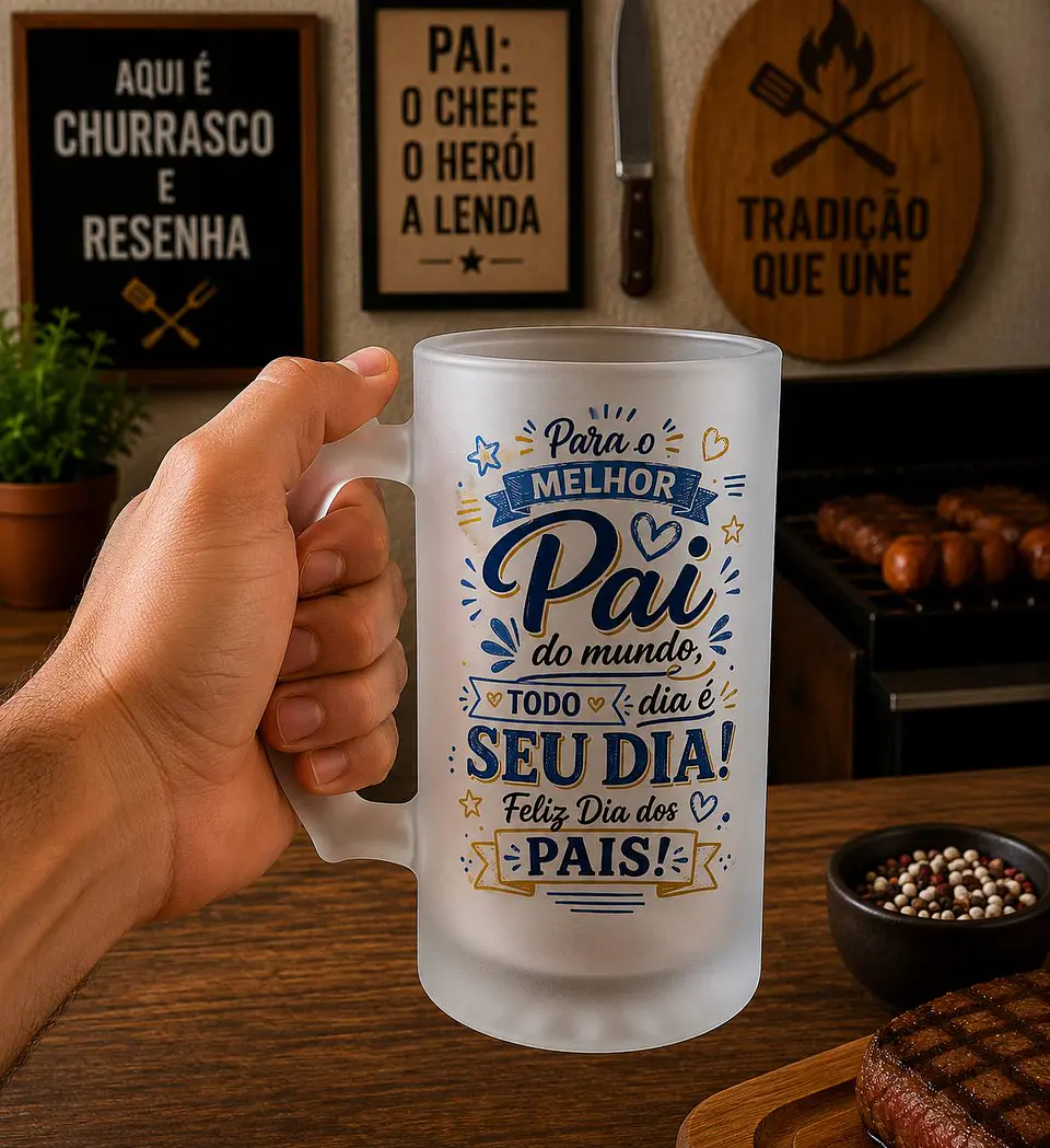 8 Artes para Copo Chopp Dia dos Pai Arquivo em Png  1