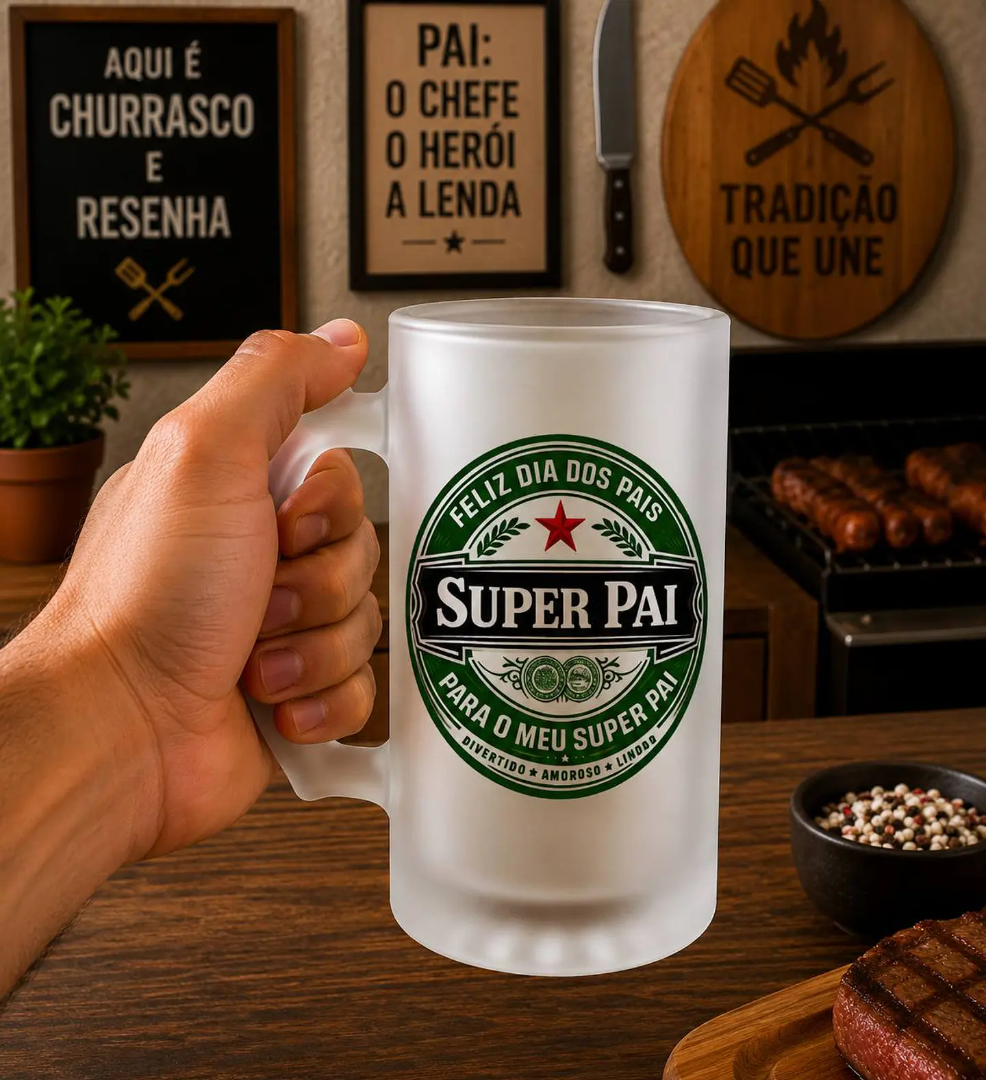 8 Artes para Copo Chopp Dia dos Pai Arquivo em Png  2