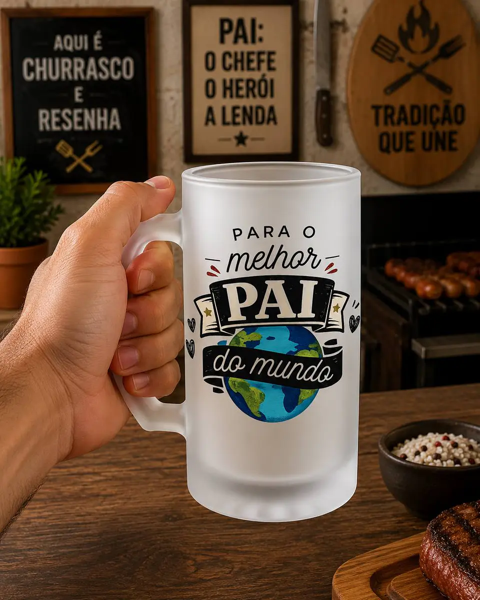 8 Artes para Copo Chopp Dia dos Pai Arquivo em Png  3
