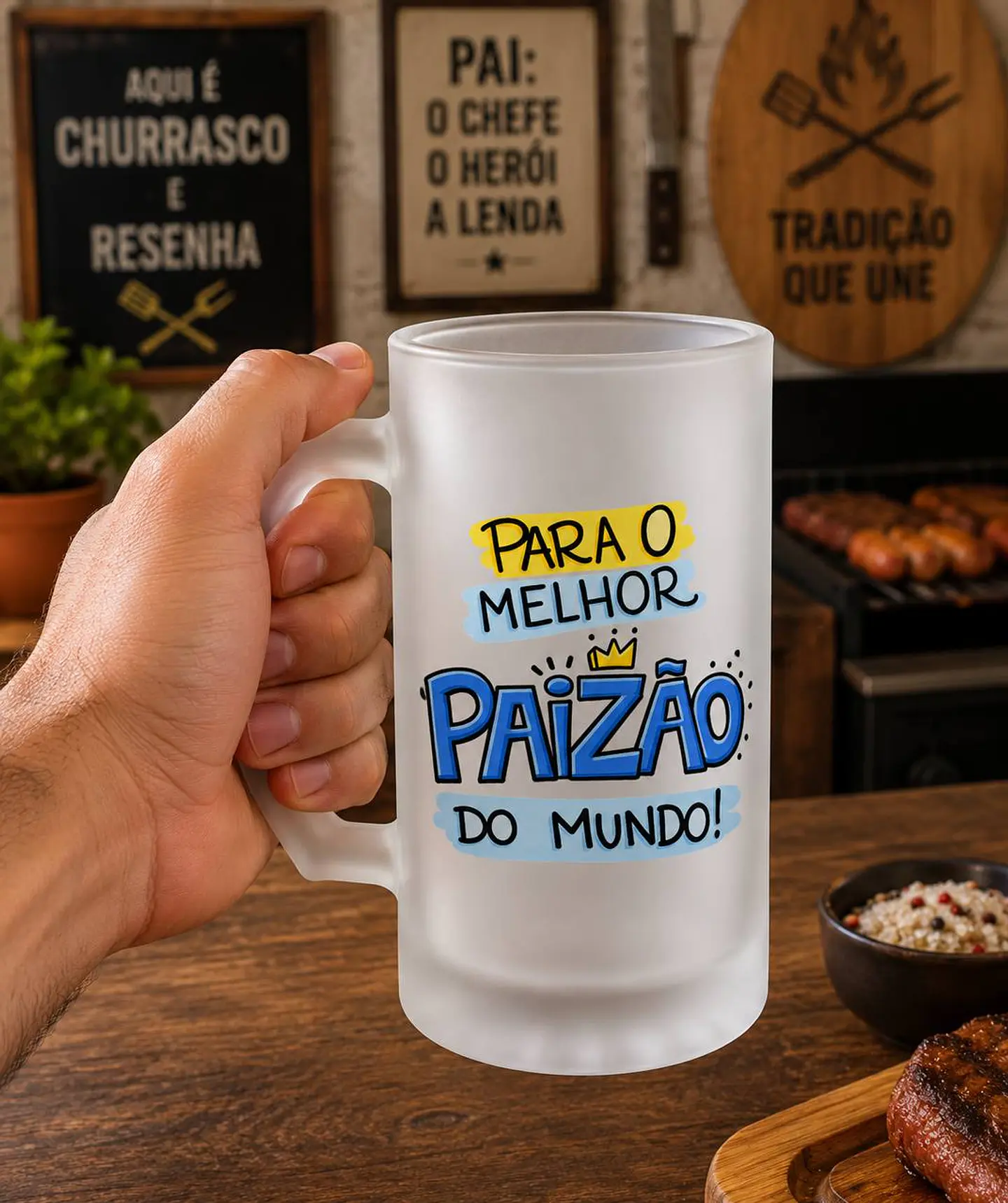 8 Artes para Copo Chopp Dia dos Pai Arquivo em Png  7
