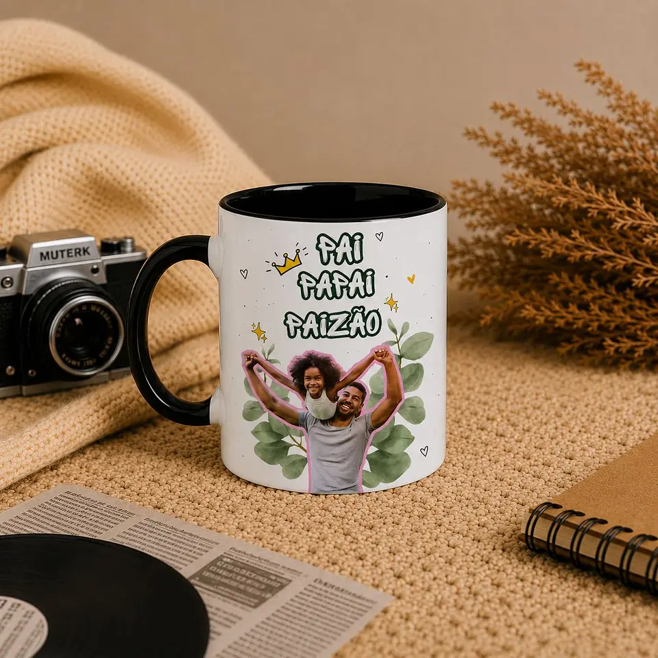 10 Artes para Caneca Dia dos Pais Meu Querido Pai Arquivo Editável  5